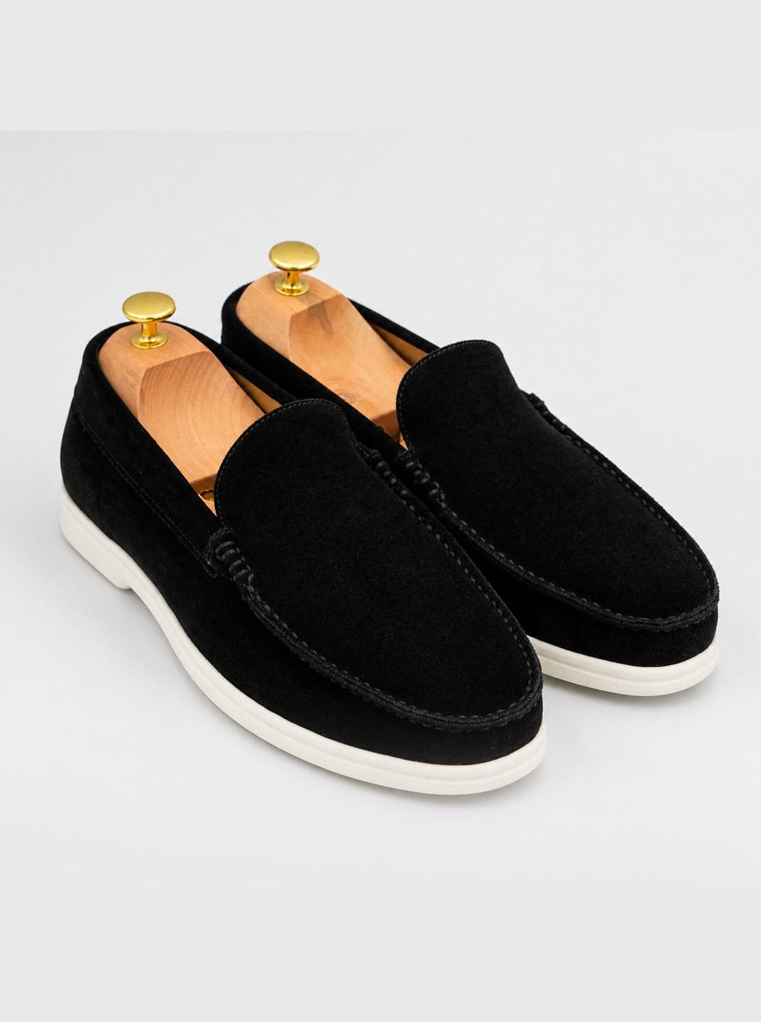 Alvaro Verona Suede Loafer Black