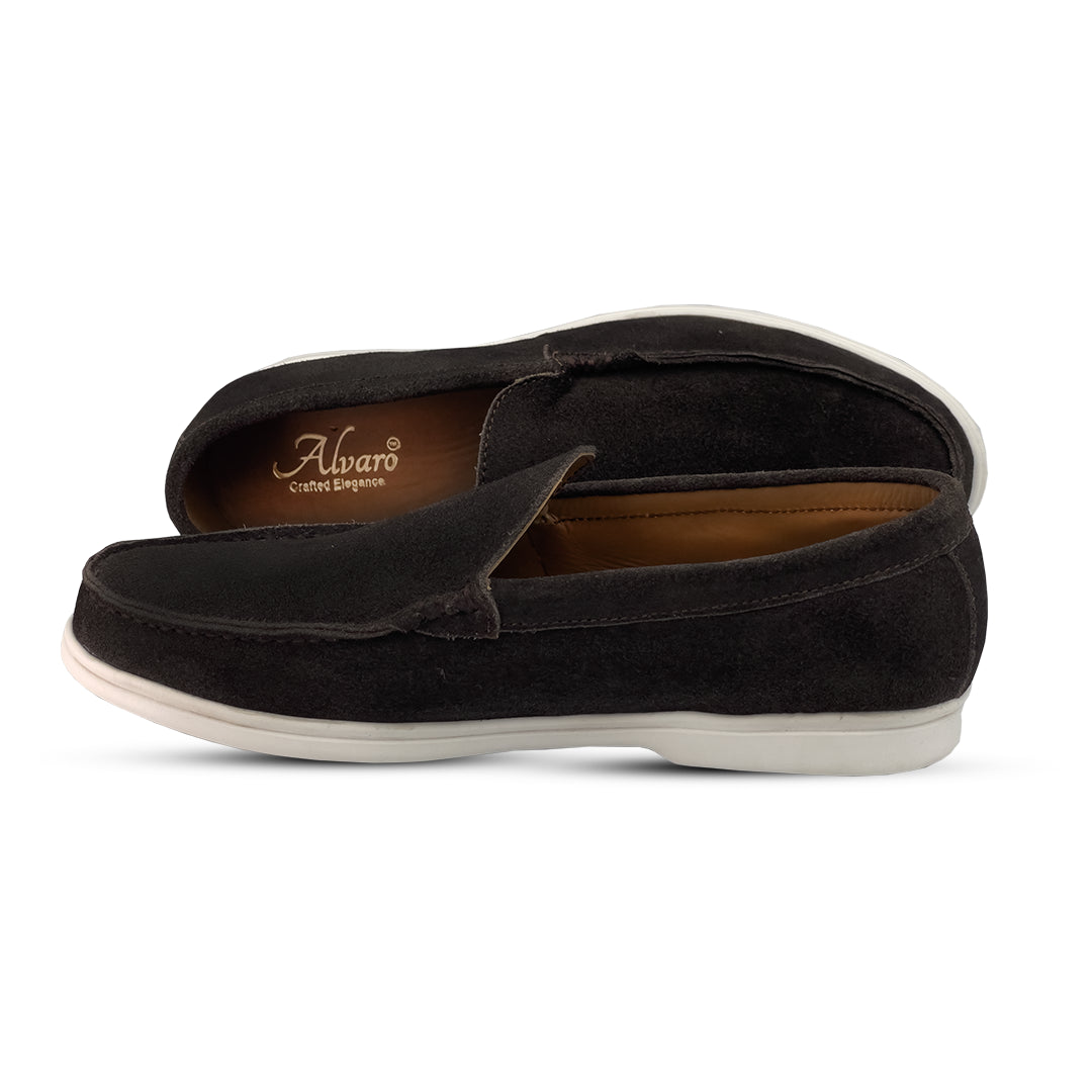 Alvaro Verona Suede Loafer Brown