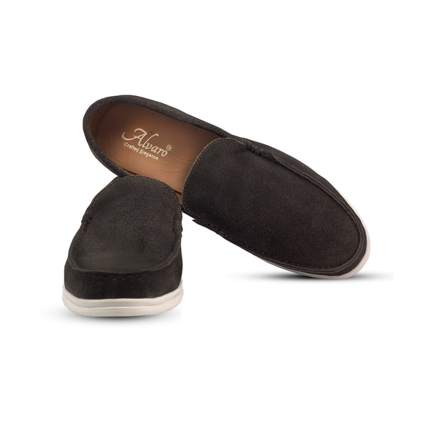 Alvaro Verona Suede Loafer Brown