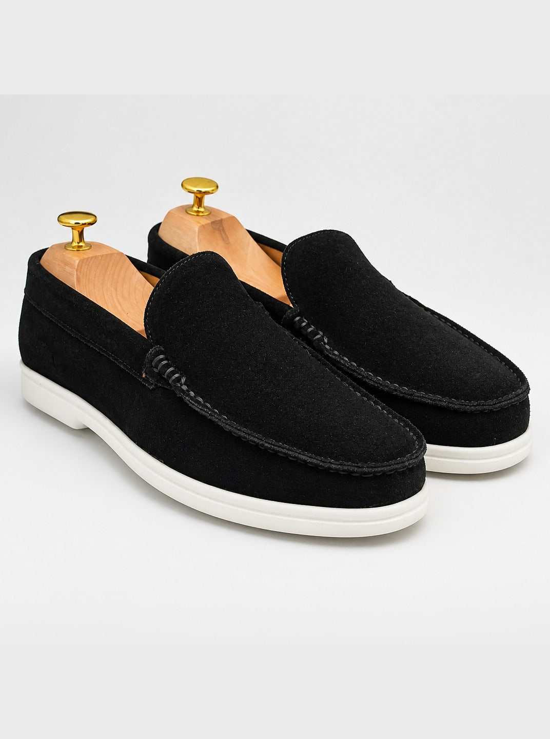 Alvaro Verona Suede Loafer Black