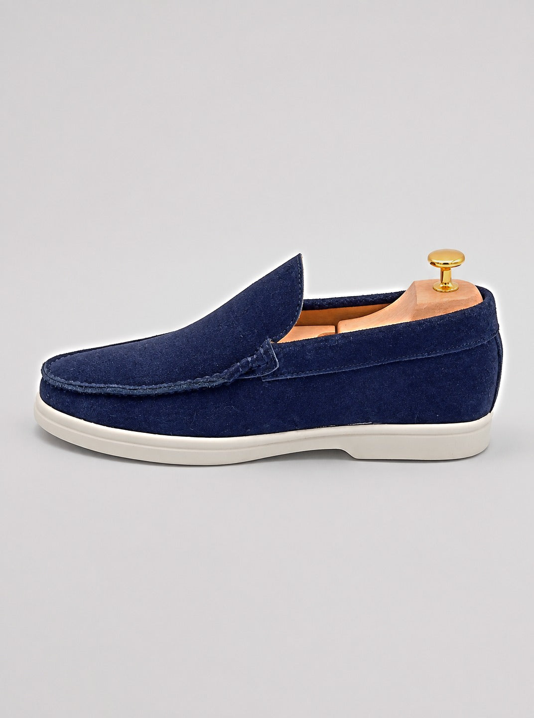Alvaro Verona Suede Loafer Blue