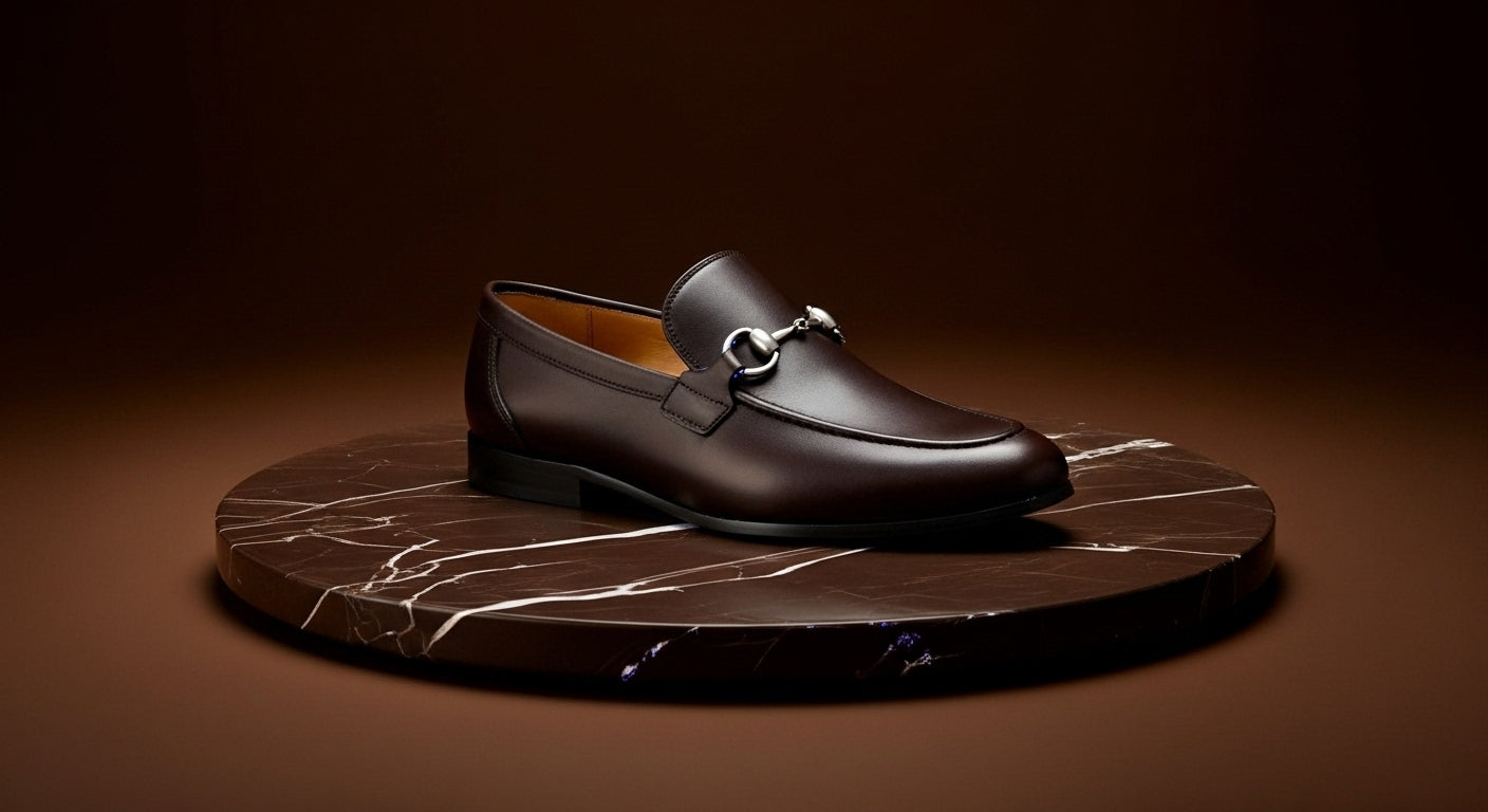 Alvaro Milano Leather Horsebit Loafer.