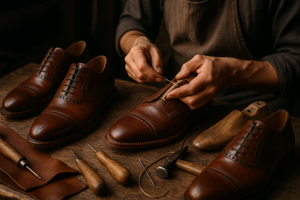 Artisan Craftsmanship, Leather Shoes 