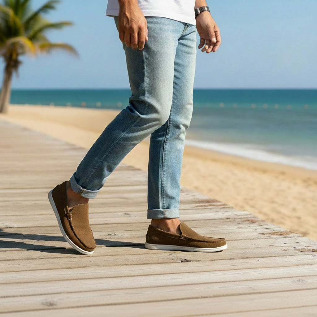 Alvaro Verona Suede Loafer Mustard