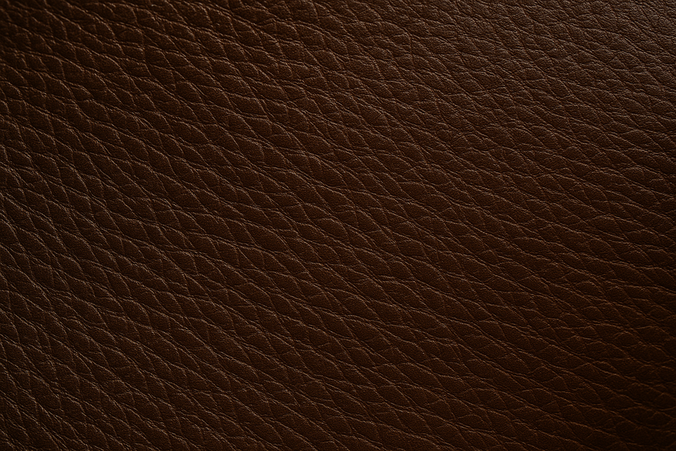 Premium brown Leather closeup shot